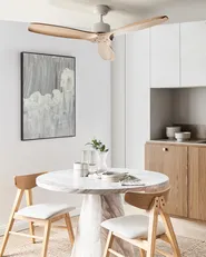 Ceiling Fan ARANI with Remote Light Brown_988675