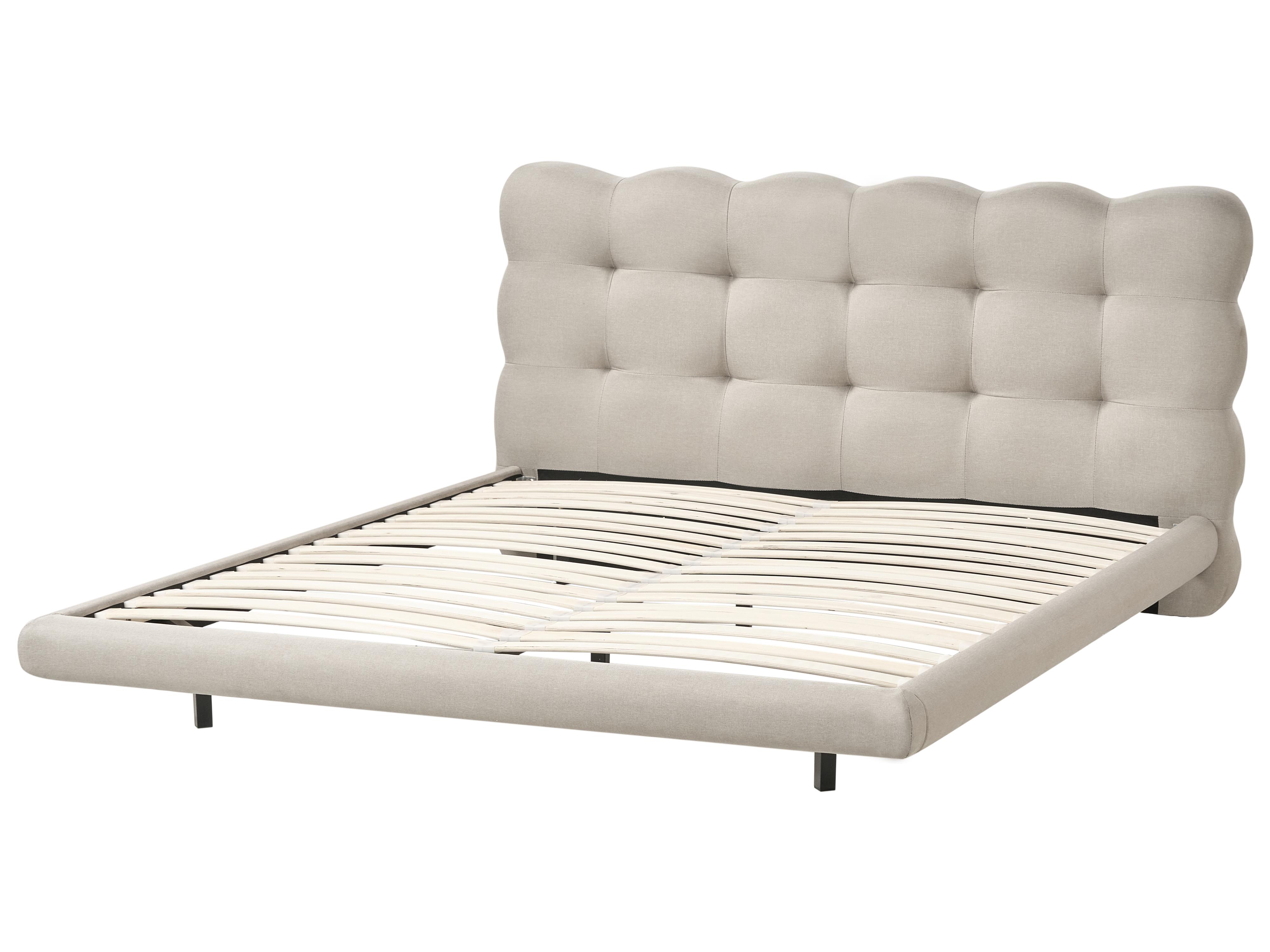 Bed Fabric SOULISSE 160 x 200 cm (EU King Size) Beige_994482