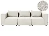 Modulsofa 3-Sitzer AXEBO Bouclé Cremeweiß