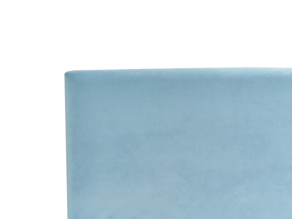 Bed Frame Cover Velvet FITOU 90 x 200 cm Light Blue_875363