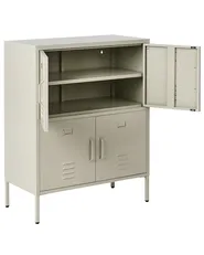 Storage Unit HOLBECK Metal Light Beige_1043136