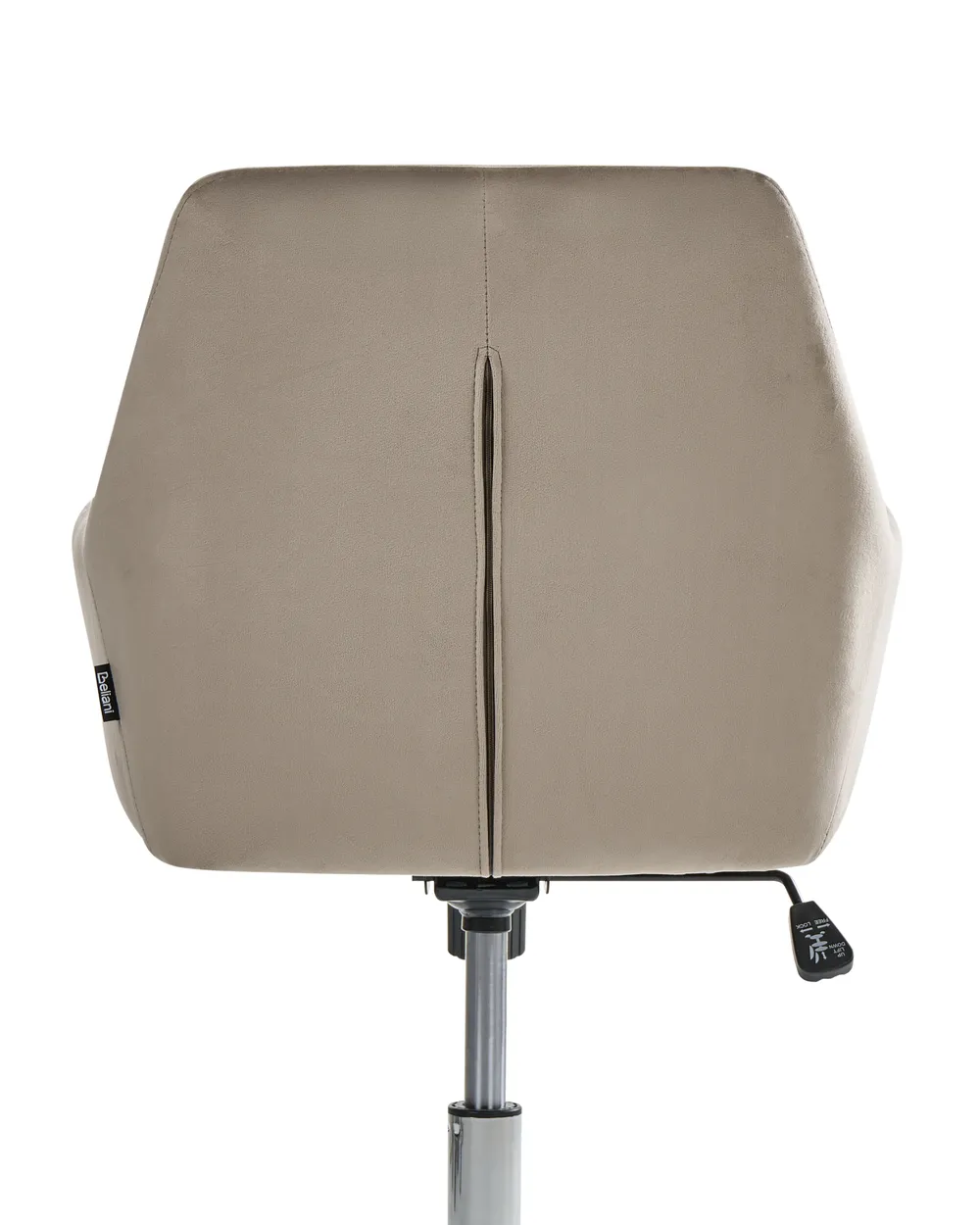 Bürostuhl WELLSTON Samtstoff Taupe_1043006