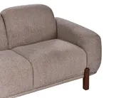Living Room Set 4 Seater ODNES Boucle Taupe_1053022