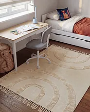 Tapis enfant NAKO  Beige 140 x 200 cm Coton_1135352