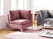 Corner Seat EVJA Velvet Pink_1175016