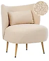 Sessel OTSBY II mit Kissen Bouclé Beige