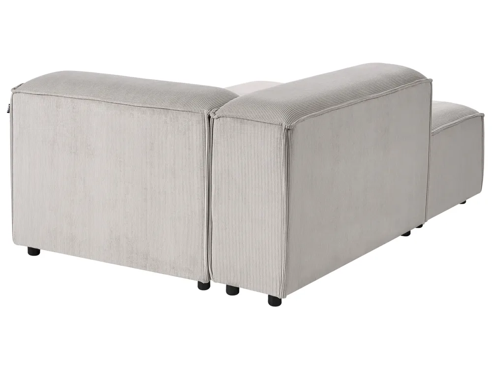 Rechtsseitige Chaiselongue ARDAL Cord Taupe_1011017