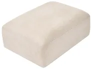 Modular Corner Sofa 3 Seater HEDE with Ottoman Fabric Light Beige Right Hand_1092187