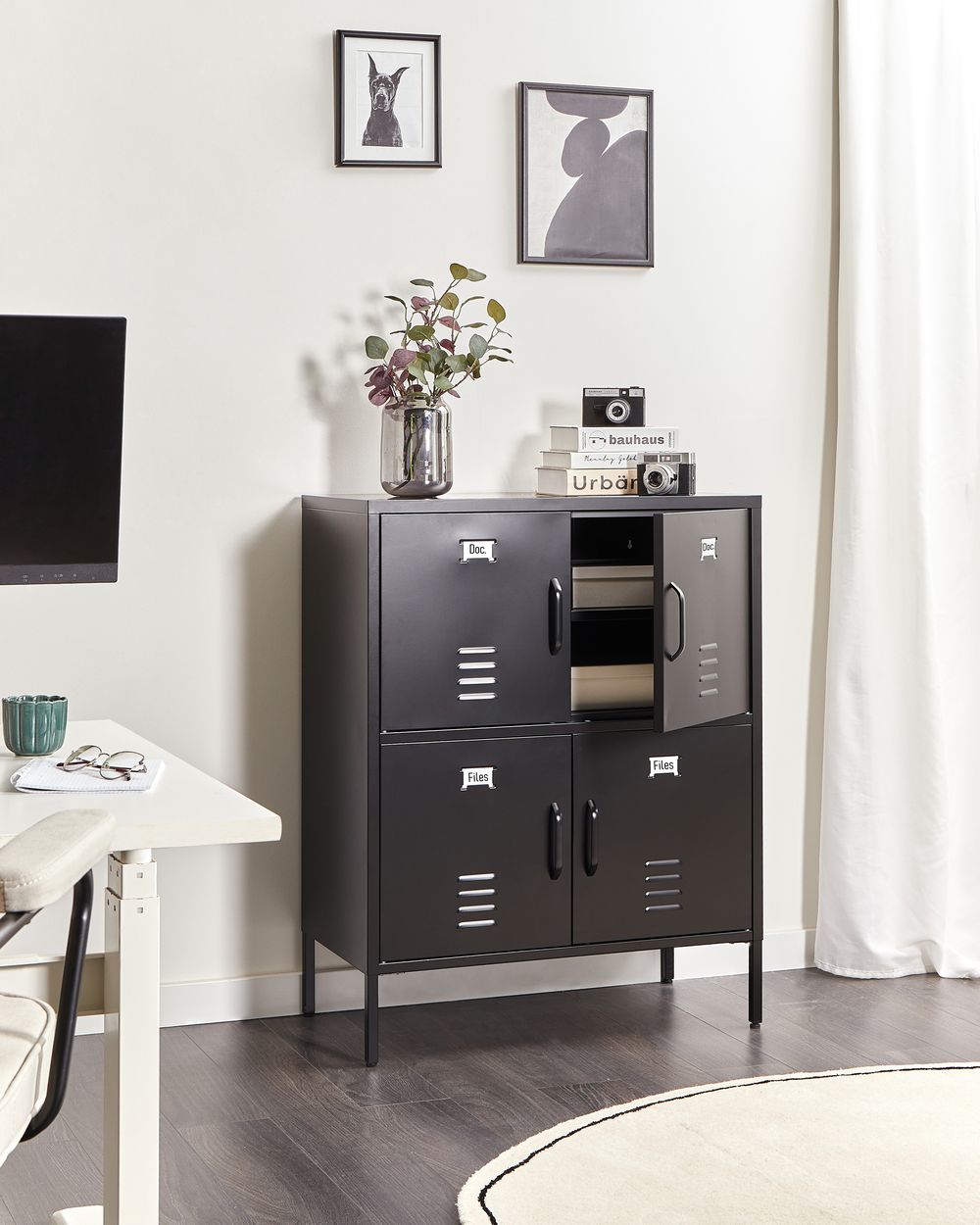 Ormar za pohranu HOLBECK Metal Crni