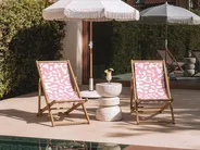 Ersatzstoff für Sonnenliege 2er Set ANZIO/AVELLINO 113 x 44 cm Rosa_1073890