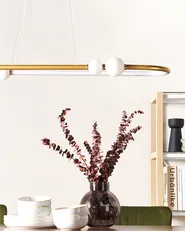 LED Pendant Lamp FEALE Metal Gold_847486