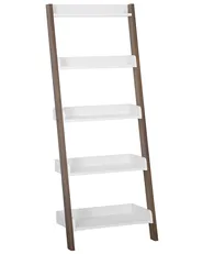 Regal mit 5 Ebenen MOBILE TRIO 164 cm Braun / Weiß_727327