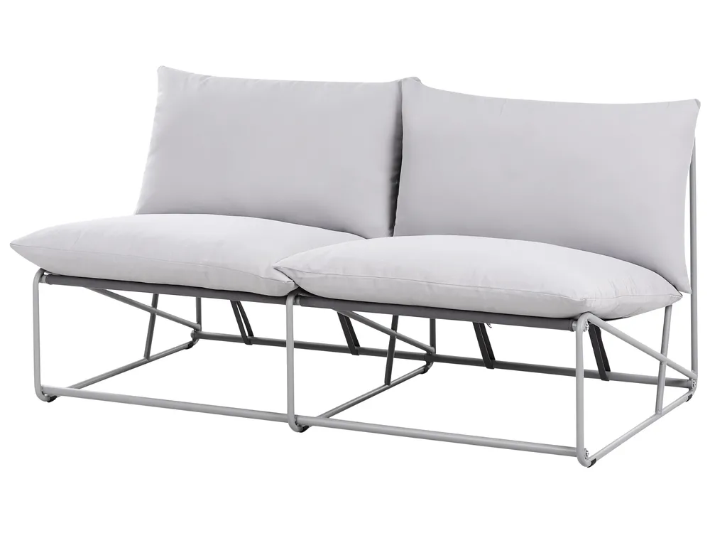 Gartensofa 2-Sitzer PICO Metall Grau_1012709