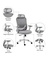 Office Chair ERVIONE Grey_1071082