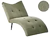 Chaiselongue QUILLY Cord Grün