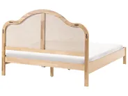 Bed HOUNOUX 160 x 200 cm (EU King Size) Light Brown_1047744