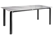 Gartentisch FELETTO 180 cm 90 cm Stein Grauer Marmor_1038172