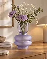 Blumenvase RODIA 24 cm Glas Violett