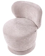 Fauteuil pivotant BLOMMA Tissu chenille_1163671