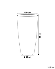 Blumenkübel TSERIA 32 cm Weiß_772625