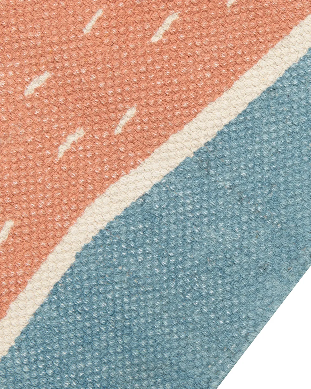 Kinderteppich ISAK Blau 80 x 150 cm Baumwolle_864163