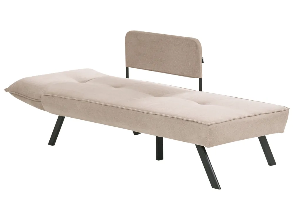 Left-Hand Chaise Longue ROCAMADOUR Fabric Taupe_1029213