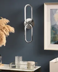 LED Wall Lamp KRANG Metal Silver_824965