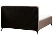 Bed Boucle VALOGNES 160 x 200 cm (EU King Size) Brown_937190