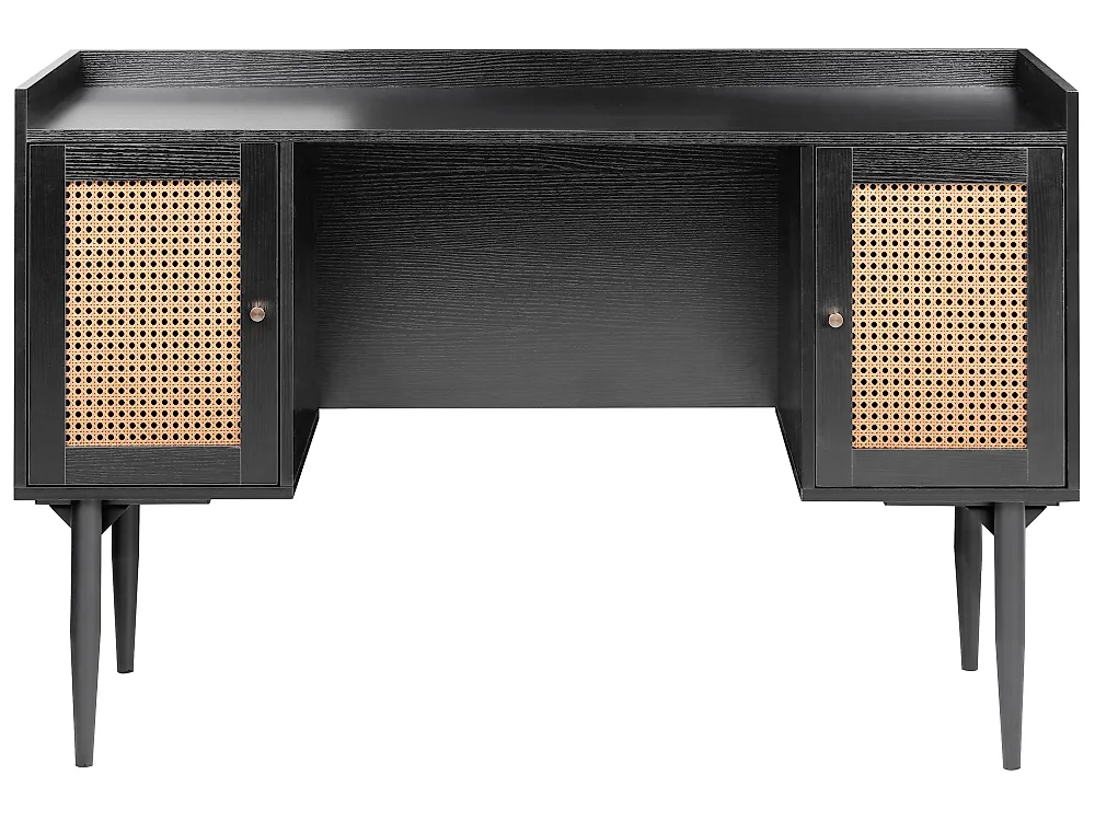 Delovna miza RATANA 130 cm x 50 cm Črna_1191766