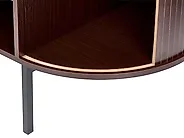 Corner Desk SOLARI 140 cm 140 cm Dark Brown_1191549