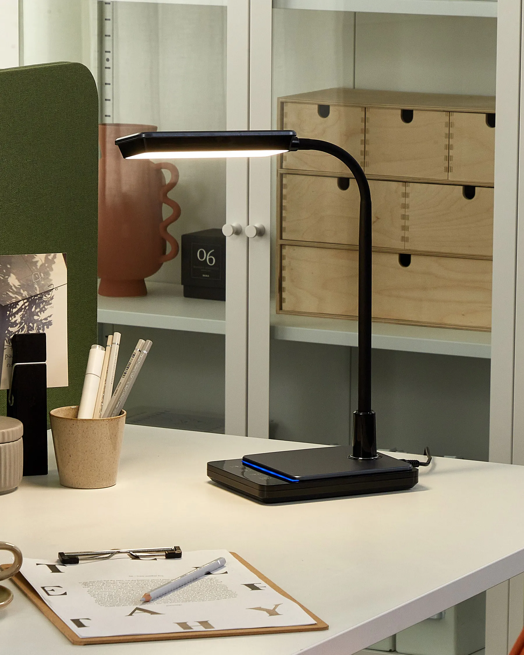 LED Desk Lamp CENTAURUS with Dimmer Metal Black_854010