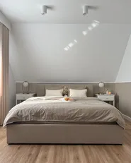 Postelja s prostorom za shranjevanje DREUX Bež 160 x 200 cm_884858