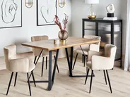Dining Set UPTON Light Brown 2 Seater_851033