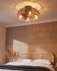 Plafondventilator met verlichting APOPKA met afstandsbediening Natuurlijk_1124406