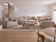 Sofa 3-Sitzer JUBEK Bouclé Beige_1078405