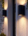 LED Außenwandleuchte 2er Set LAZARO Schwarz