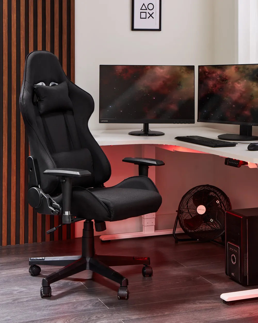 Gaming Stuhl WARRIOR Schwarz
