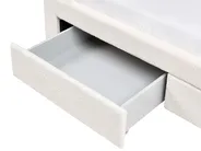 Bed with Storage Drawers SARDENT Boucle Off-White 140 x 200 cm (EU Double)_1009093
