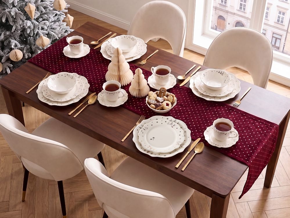 20-Piece Dinnerware Set PERILLA Porcelain White