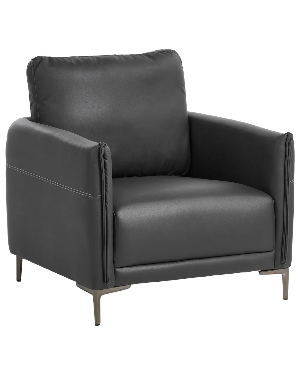 Sessel CILENS Stoff Schwarz