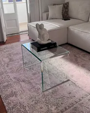 Teppich MATARIM Rosa 160 x 230 cm Baumwolle_1005176