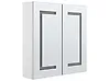 Bad-Spiegelschrank LED MAZARREDO 60 cm x 60 cm Weiß