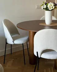 Esszimmerstuhl 2er Set COVELO Samtstoff Hellbeige_980240
