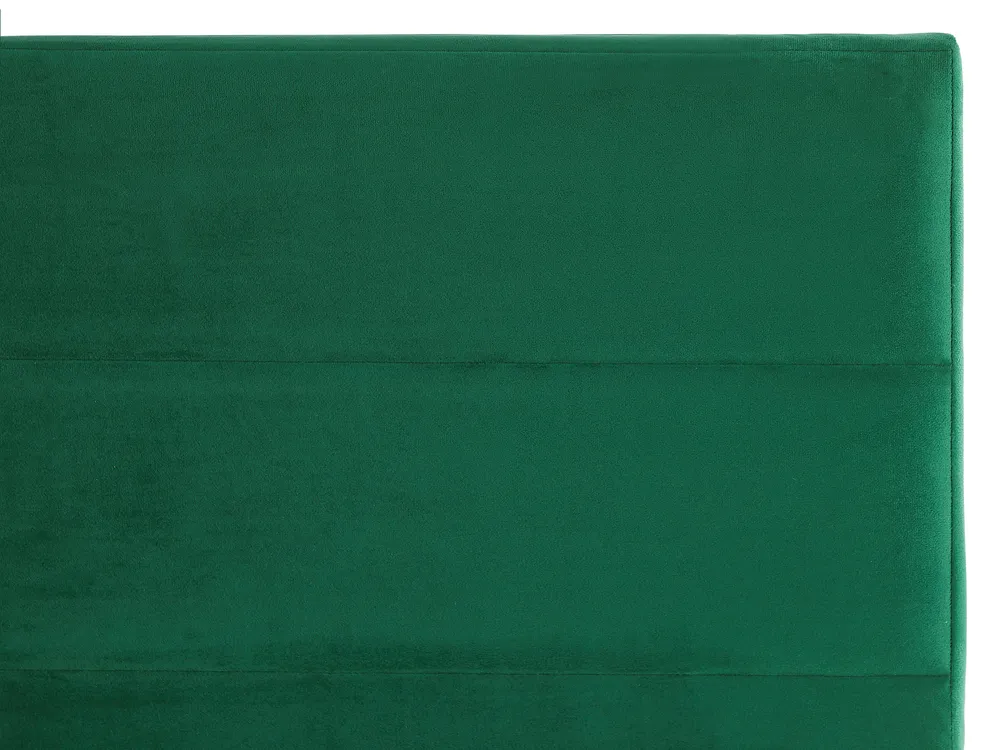 Bett mit Lattenrost Samtstoff BELLOU 140 x 200 cm Grün_777602