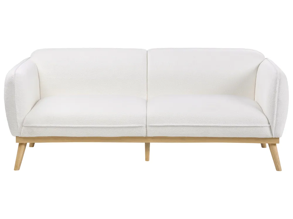 Sofa Set 5-Sitzer LJUNG Bouclé Weiß_1076635