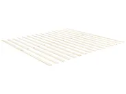 Bett mit Lattenrost Kiefernholz FLORAC 160 x 200 cm Weiß_925214