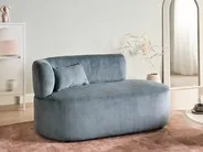 Linksseitige Chaiselongue VANVEY Cord Blau_1004215