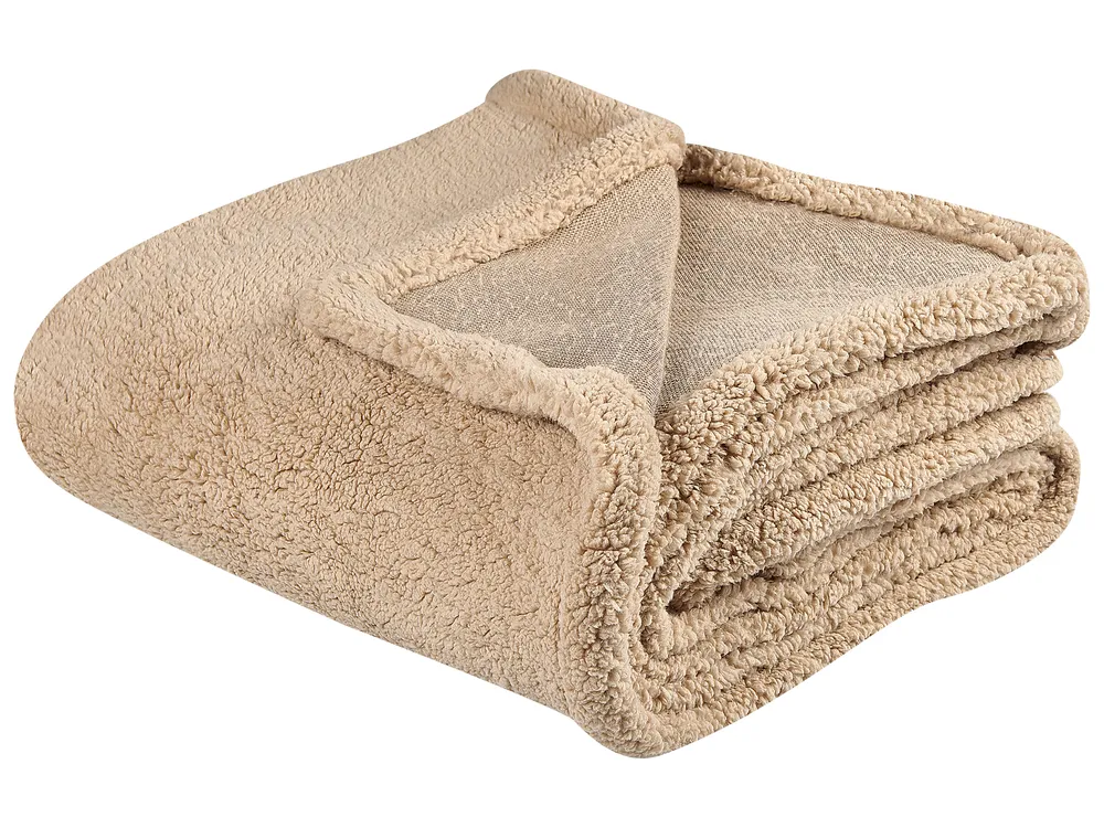 Kuscheldecke MIRGE 125 x 150 cm Beige