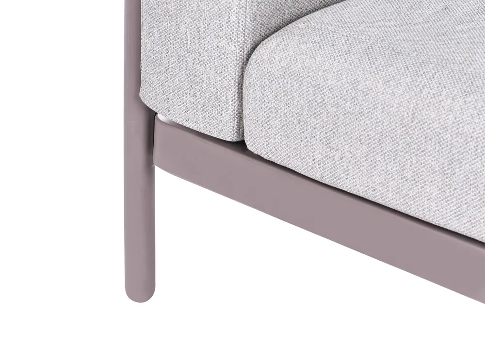 Gartensofa 4-Sitzer FERRETTI Taupe_1058048
