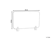 Desk Screen SPLIT 80 x 50 cm Green_1015178